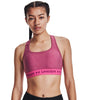 Women's Armour® Mid Crossback Heather Sports Bra