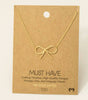 Fame Bow Tie Pendant Necklace