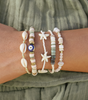 Lotus and Luna Oyster Cove Crystal Tide Bracelet