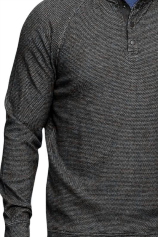 Flag & Anthem Super Soft Mini Stripe Miles Mock Neck