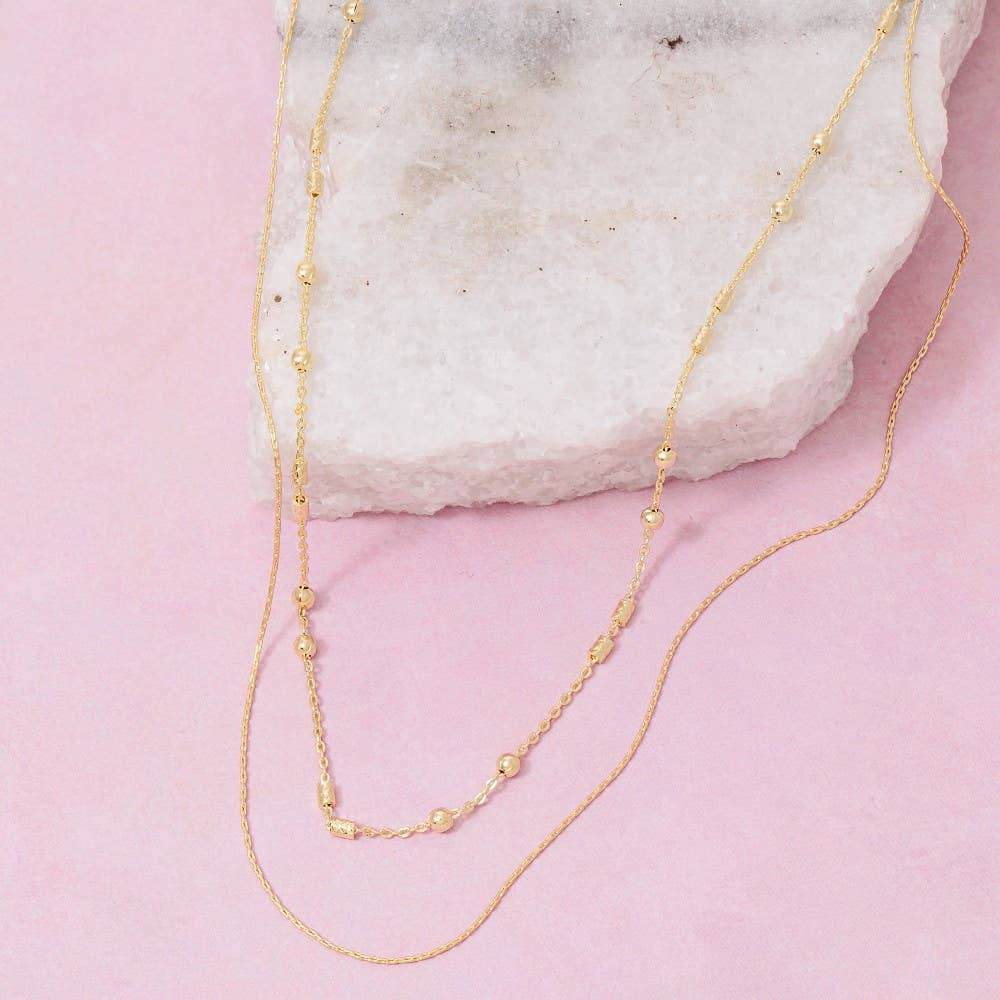 Fame Dainty Layered Classic Chain Necklace
