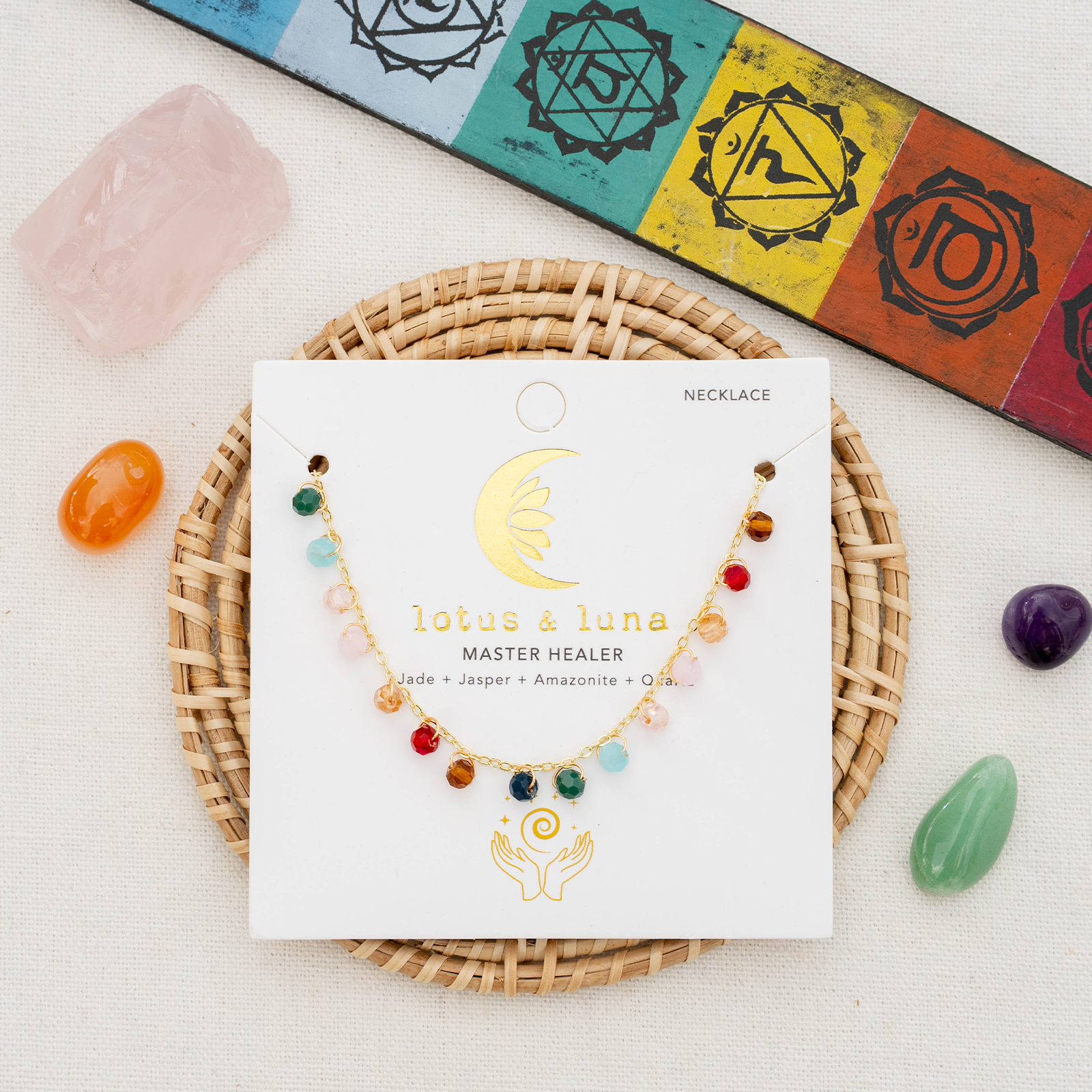 Lotus and Luna Master Healer Starlite Necklace