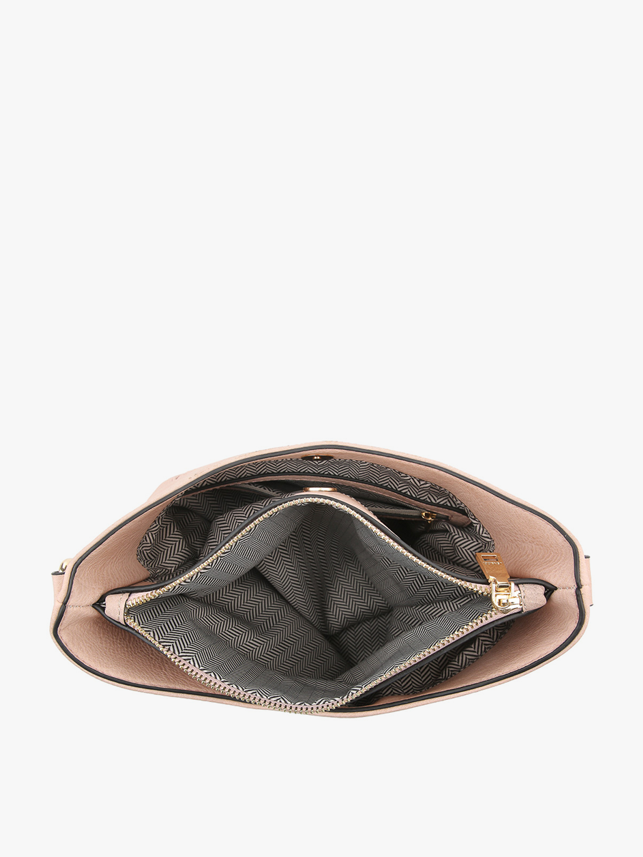 Jen & Co. Emma 3 Compartment Crossbody w/ Snap Closure
