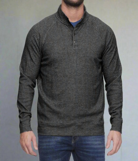 Flag & Anthem Super Soft Mini Stripe Miles Mock Neck