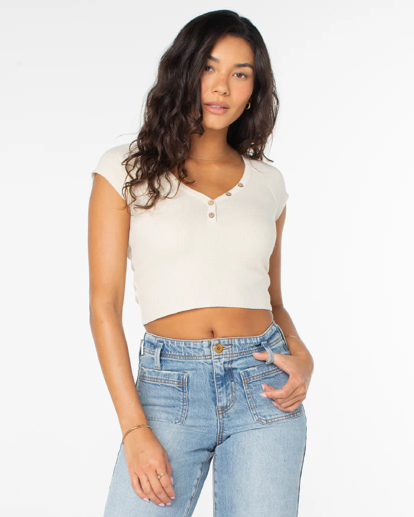 Roxy Coffee Date Top
