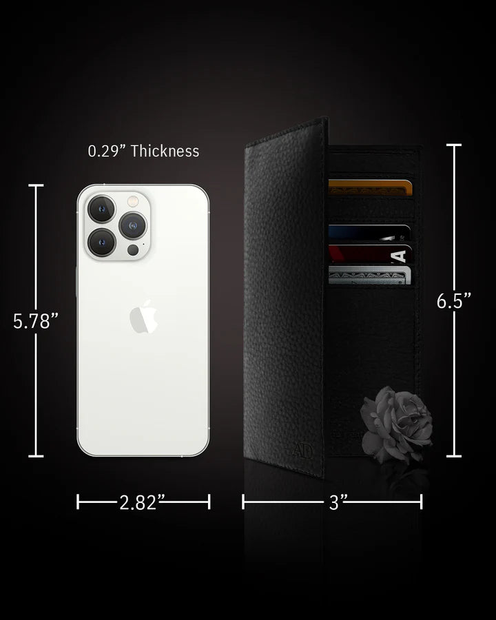 Access Denied Leather Checkbook Cover