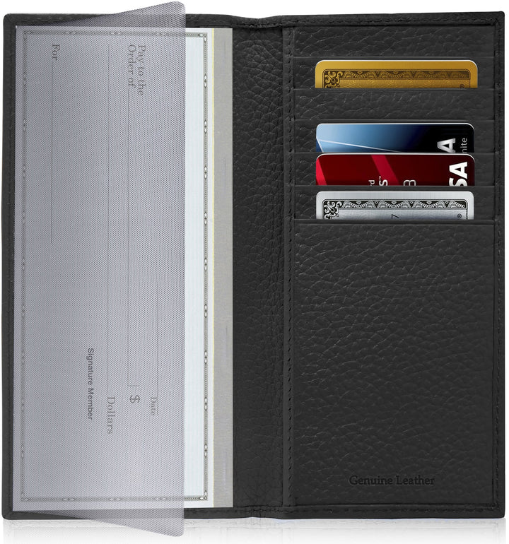 Access Denied Leather Checkbook Cover