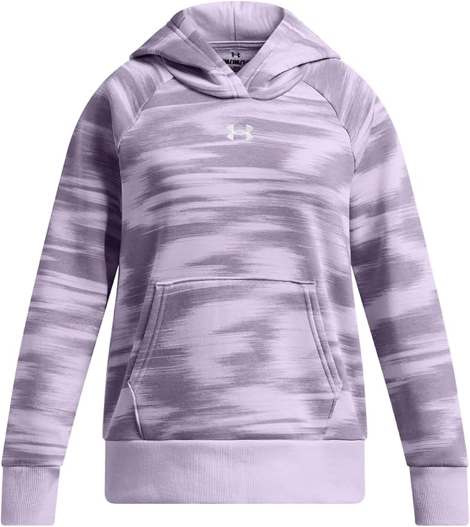 Girls' UA Rival Fleece Printed Hoodie