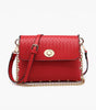 Jen & Co. Yazmin Faux Woven Crossbody Bag – Chain Strap