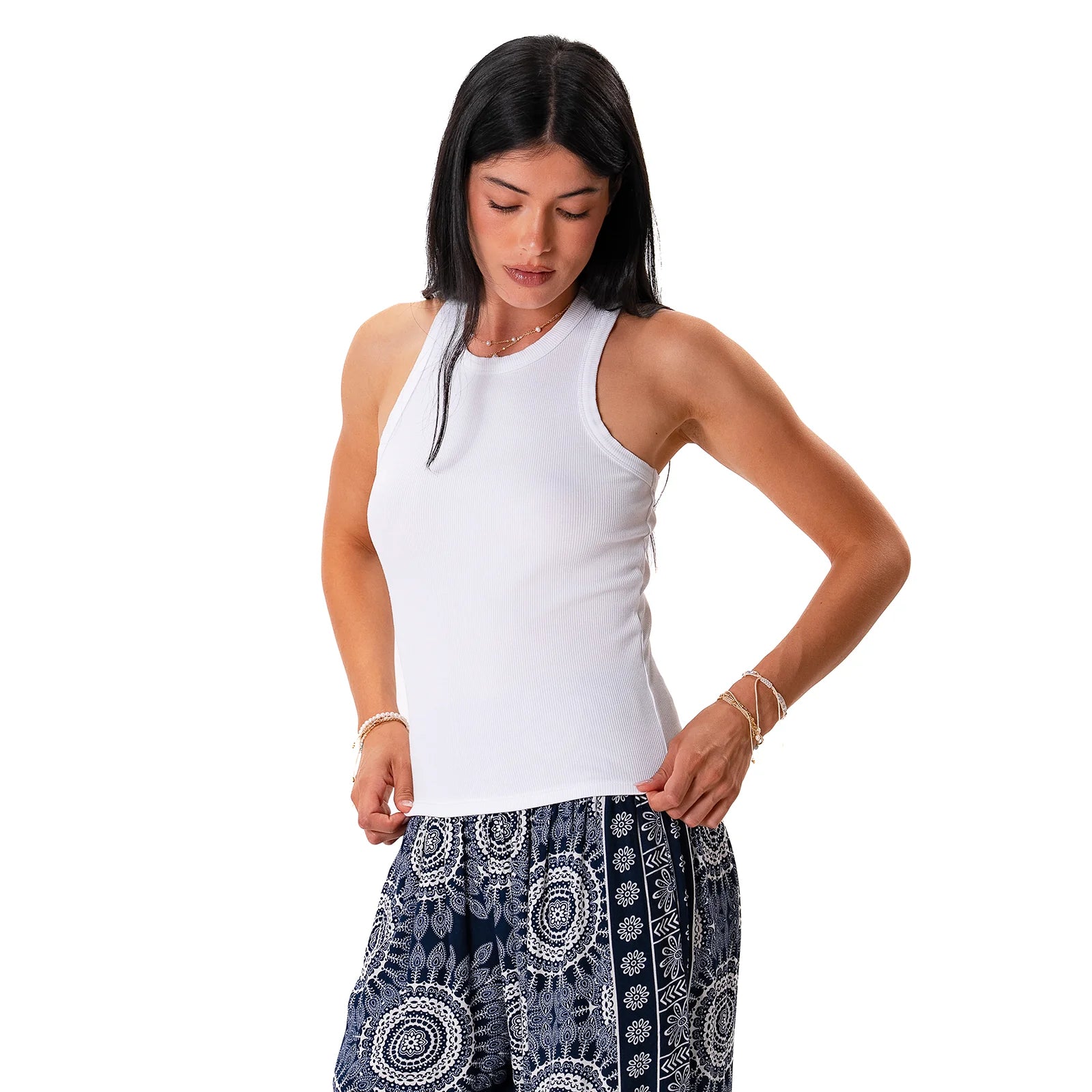 Lotus and Luna Racerback Tank