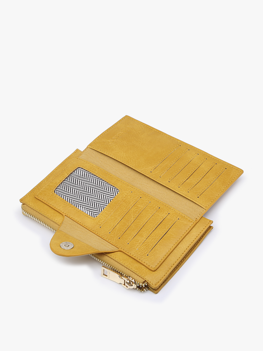 Jen & Co. Kyla RFID Wallet w/ Snap Closure