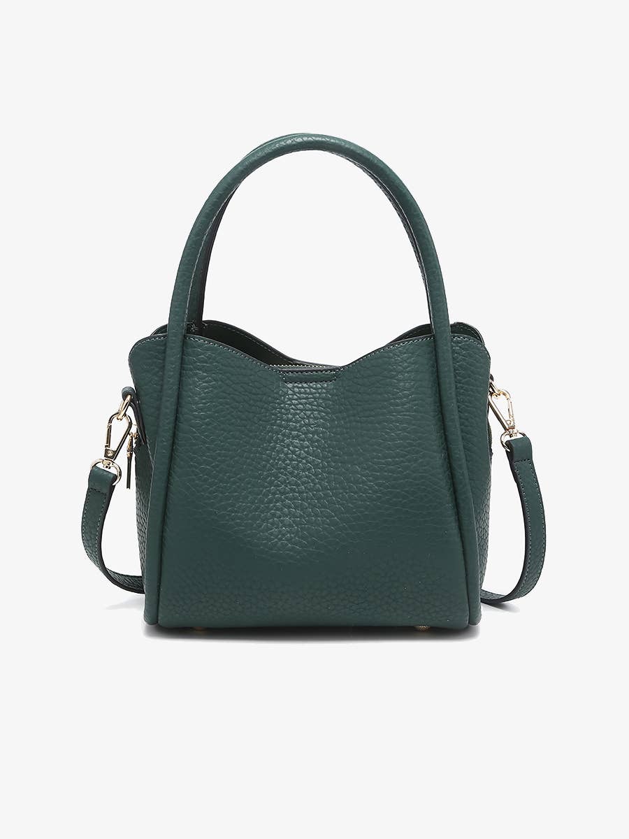 Jen & Co. Ruby 3-Compartment Satchel w/ Dual Handles