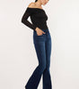 KanCan Women's Mid-Rise Flare Jeans