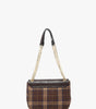 Jen & Co. Winter Plaid Shoulder Bag w/ Adjustable Chain Strap