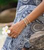 Lotus and Luna Teal Tide Sea Stone Bracelet
