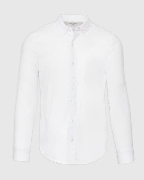 True Classic Men's Long Sleeve Button Up Shirt