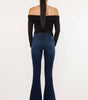KanCan Women's Mid-Rise Flare Jeans