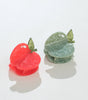 Adorro Red & Green Apple Claw Clip