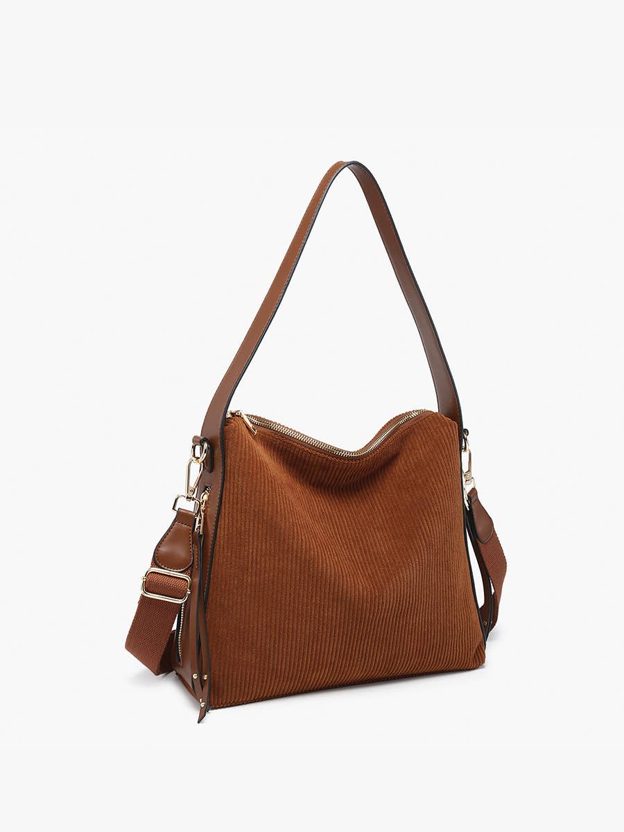 Jen & Co. Michaela Slouchy Hobo w/ Guitar Strap