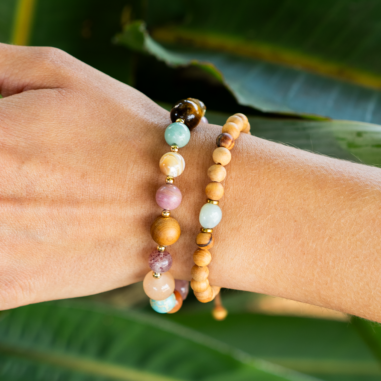 Lotus and Luna Sacred Insight Intention Bracelet