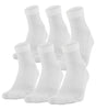 Adult Under Armour Training Cotton 6 Pack Quarter Socks