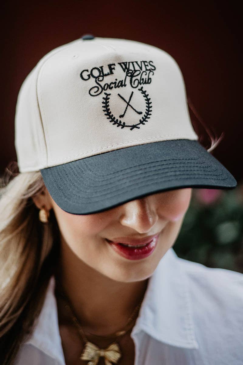 Katydid Golf Wives Social Club Two-Toned Fitted Hat