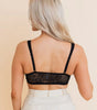 Leto Stylish Longline Bra Top - Breathable Lace Undergarment