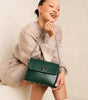 Jen & Co. Yazmin Faux Woven Crossbody Bag – Chain Strap