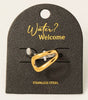 Fame Two Tone Wrap Around Open Band Ring
