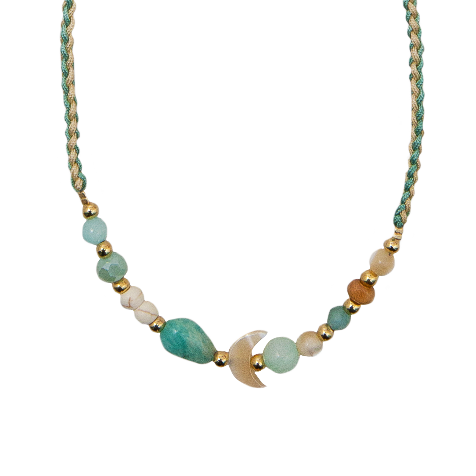 Lotus and Luna New Moon Eclipse Necklace