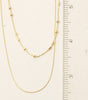 Fame Dainty Layered Classic Chain Necklace