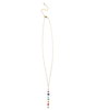 Lotus and Luna 7 Chakras Healing Necklace (Gold)