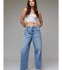 Hidden Jeans Women's Classic Adjustable Oversized Baggy Jean