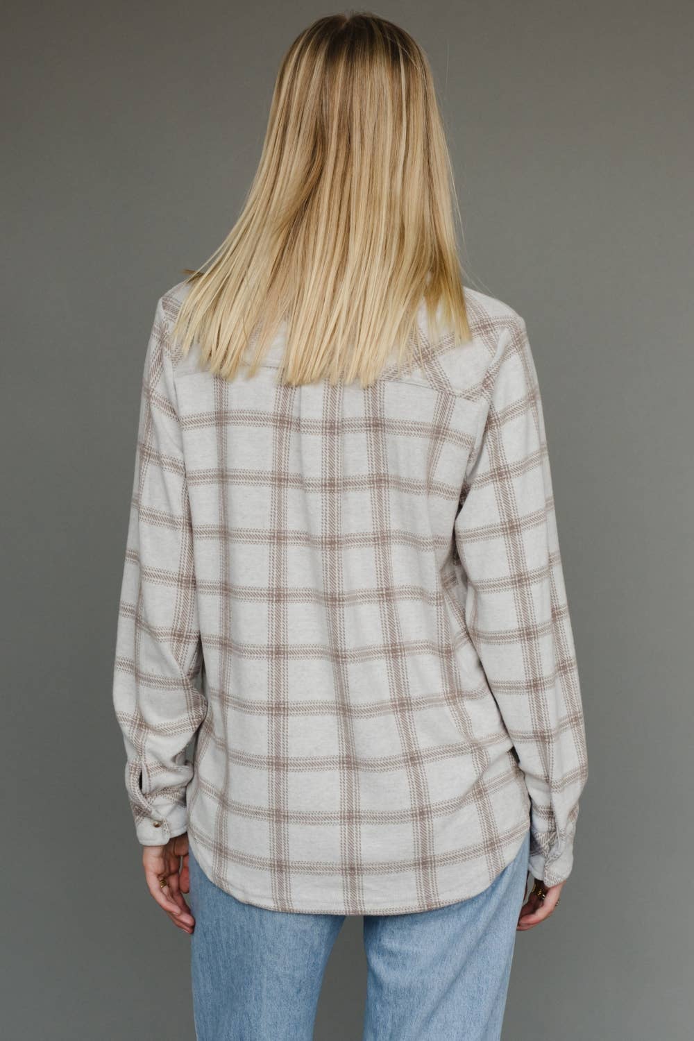 Panache Loreli Plaid Button Up