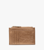 Jen & Co. Sia Zip Card Holder Wallet – Compact Vegan Leather