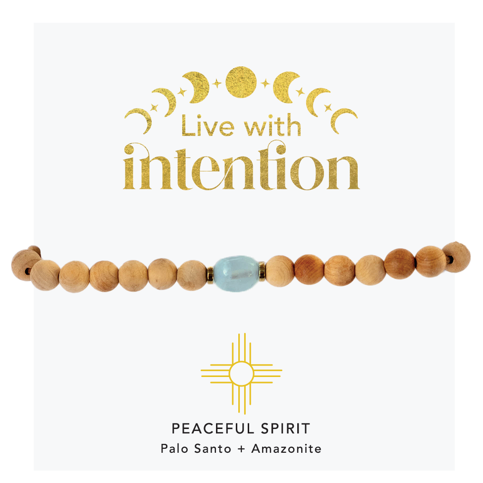 Lotus and Luna Sacred Insight Intention Bracelet