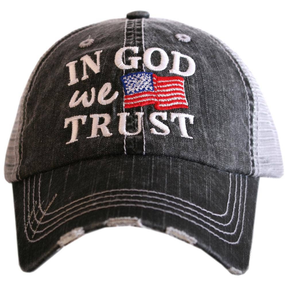 Katydid Distressed Trucker Hat