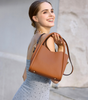 Jen & Co. Ruby 3-Compartment Satchel w/ Dual Handles