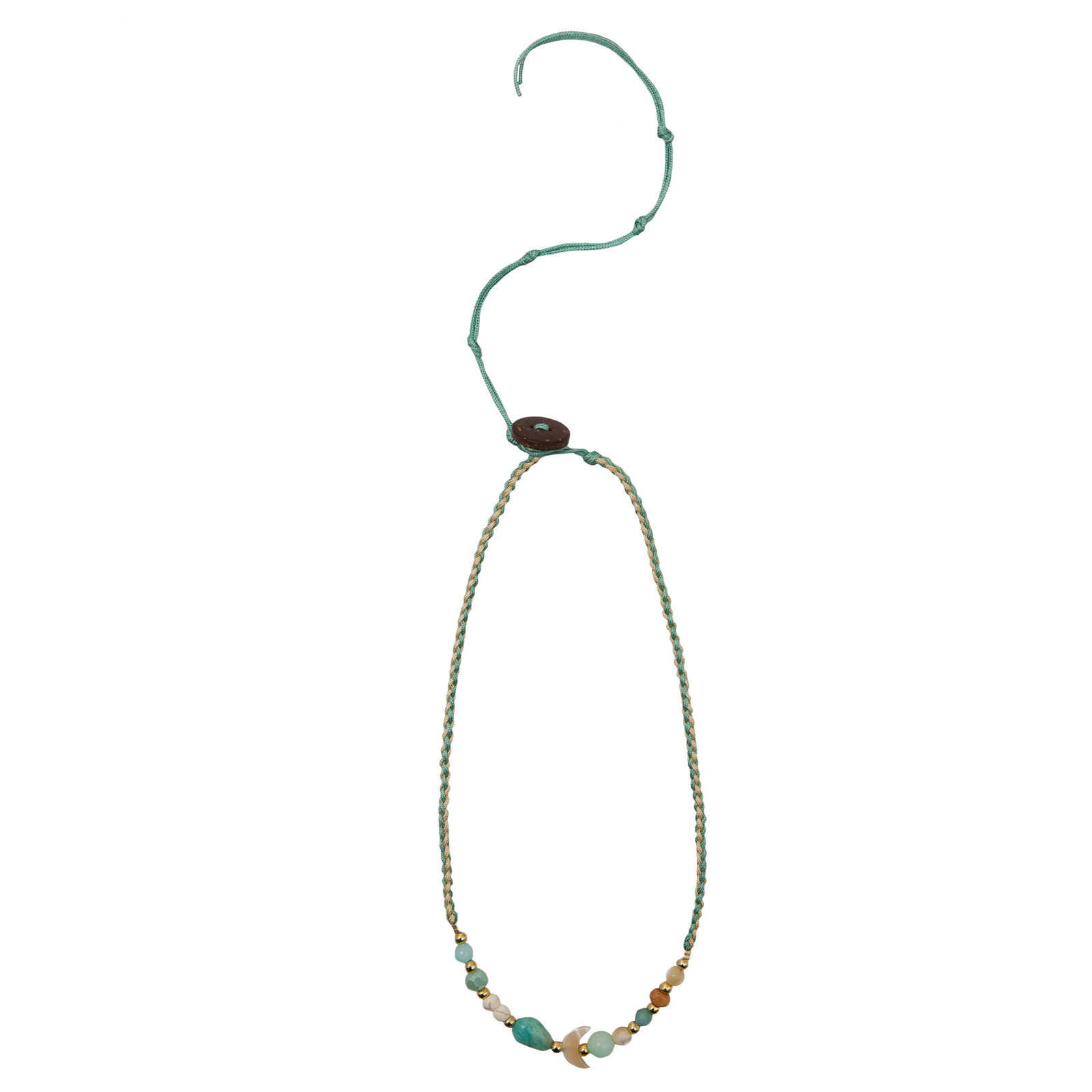 Lotus and Luna New Moon Eclipse Necklace