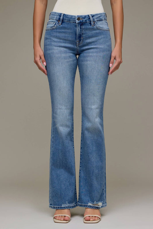 Hidden Women's Ryan Mid Rise Bootcut Jeans