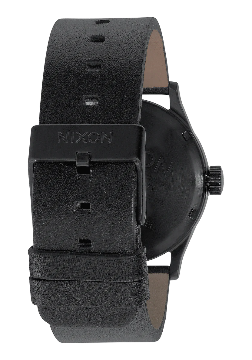 Nixon Sentry Leather Watch