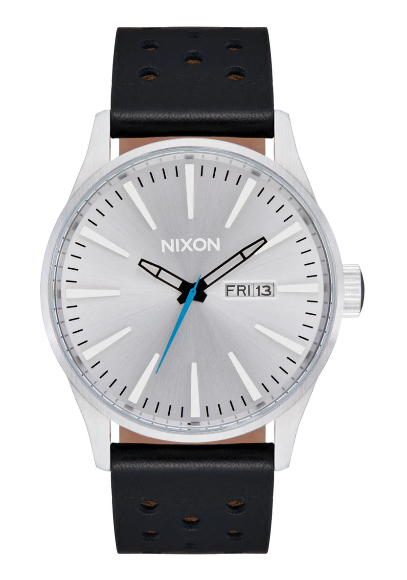 Nixon Sentry Leather Watch