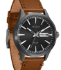 Nixon Sentry Solar Leather Watch