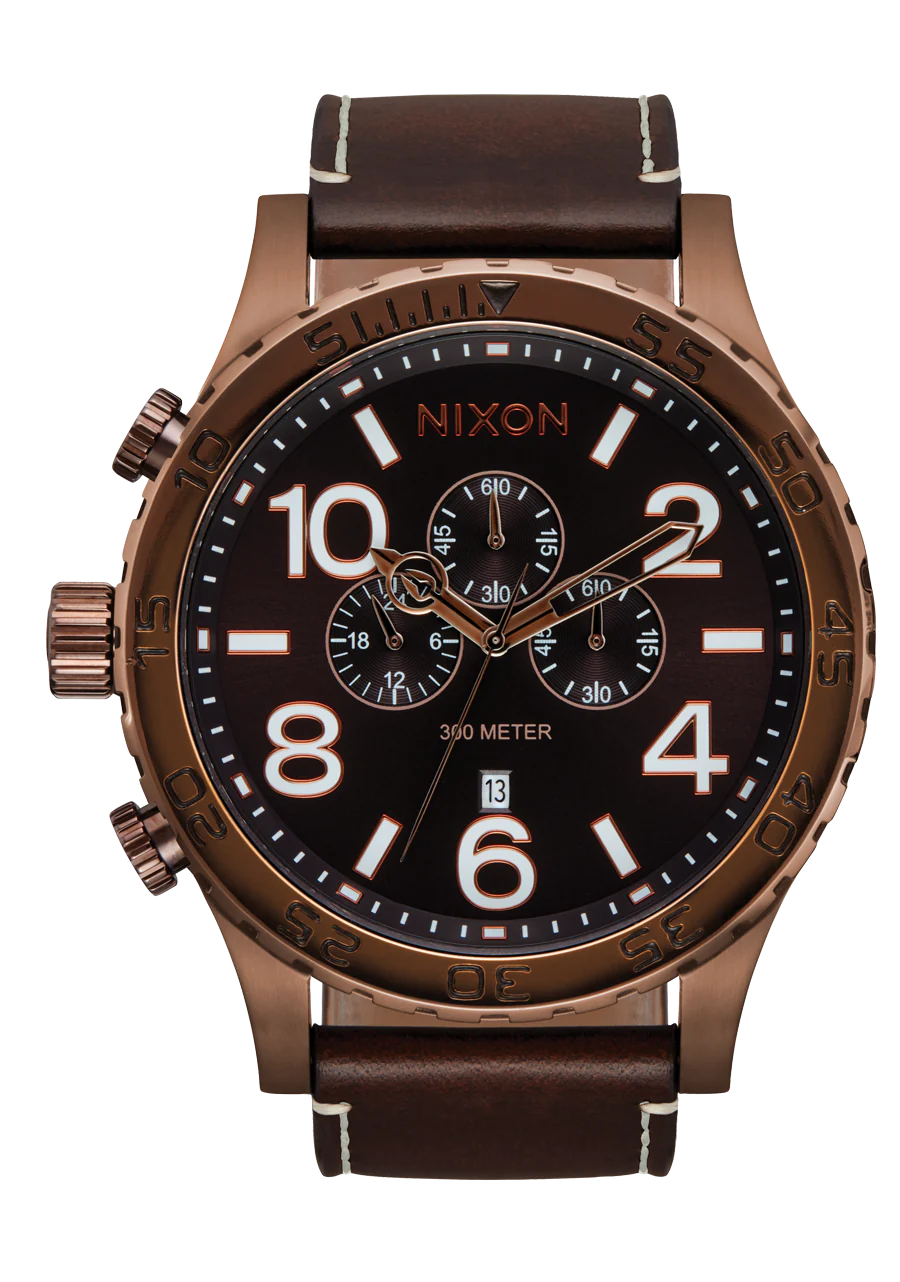 Nixon 51-30 Chrono Leather Watch