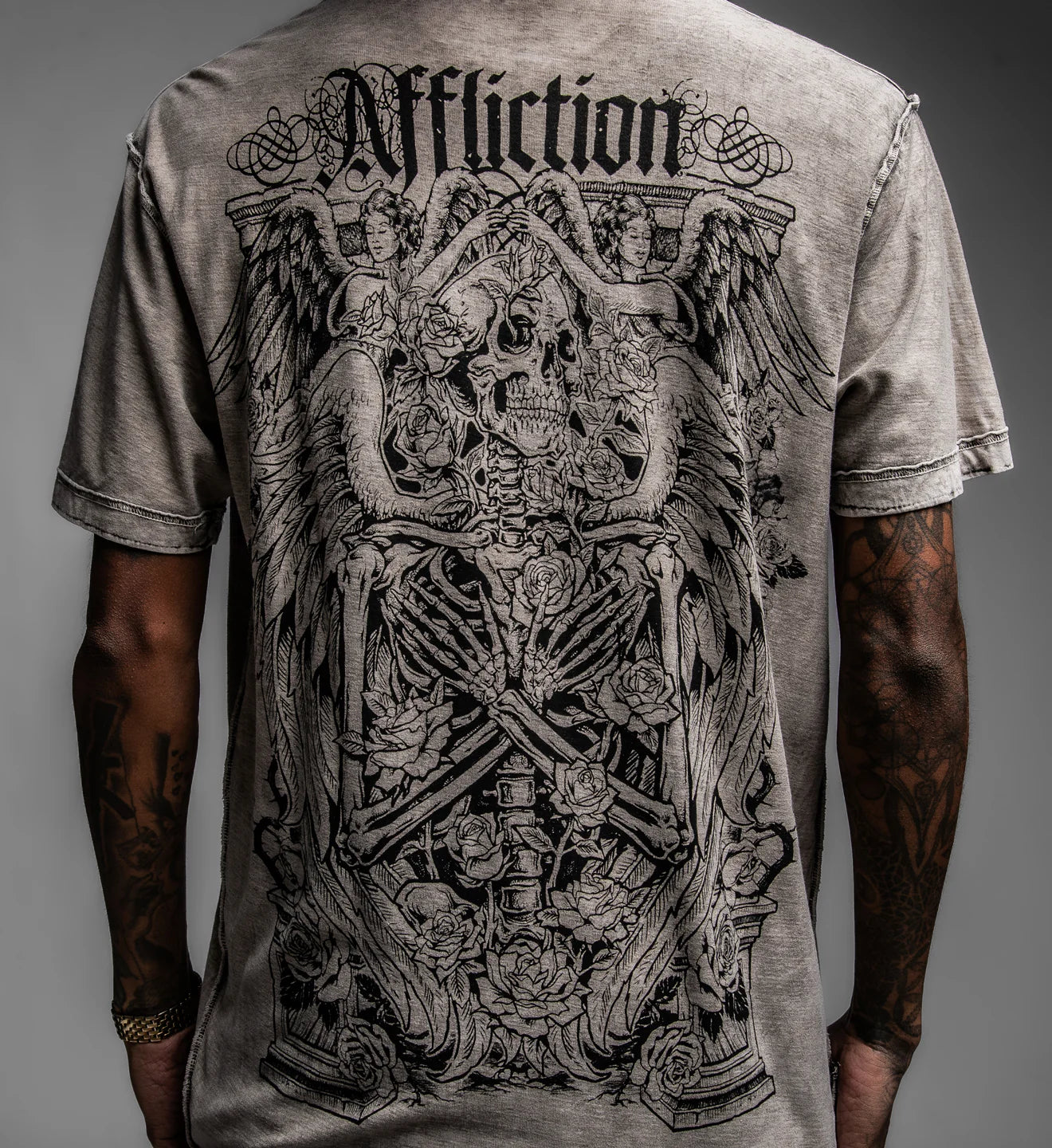 Affliction Men's Residual Reversible Tee