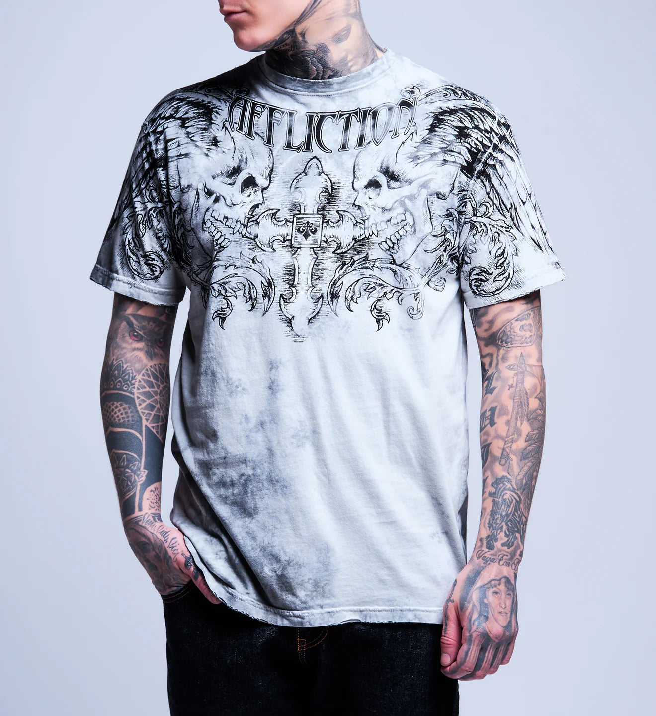 Affliction Men's Winged Up Tee
