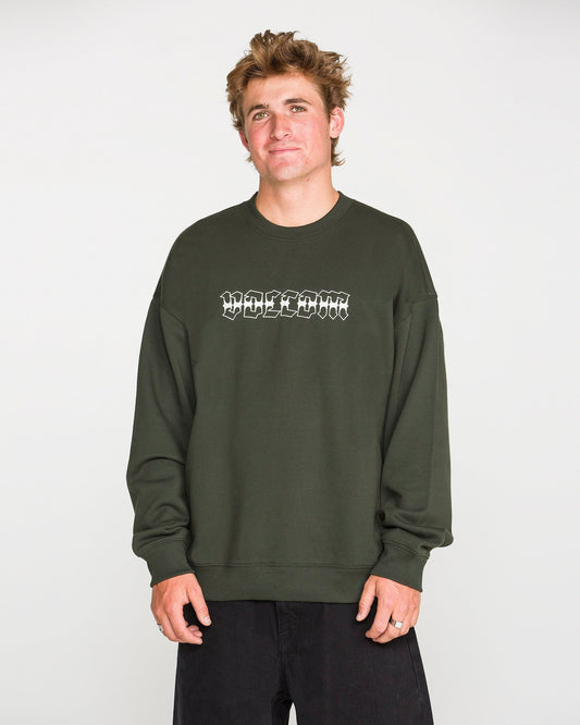 Volcom Men's Dirty Work Crew Sweatshirt