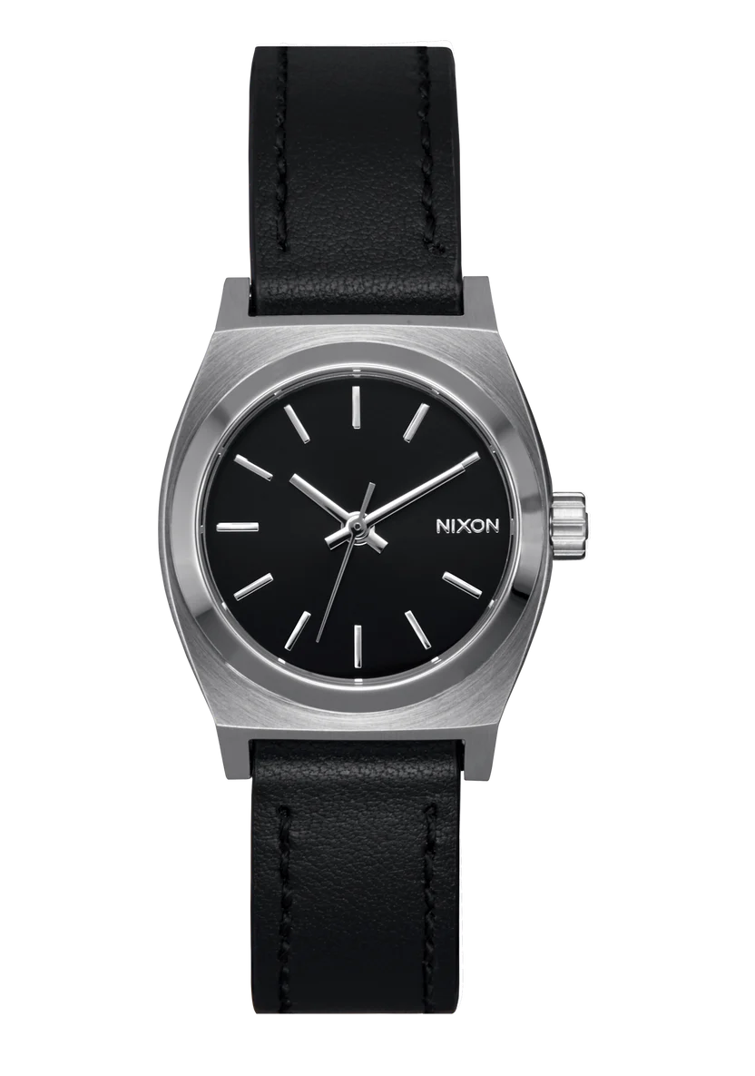 Nixon Small Time Teller Leather Watch