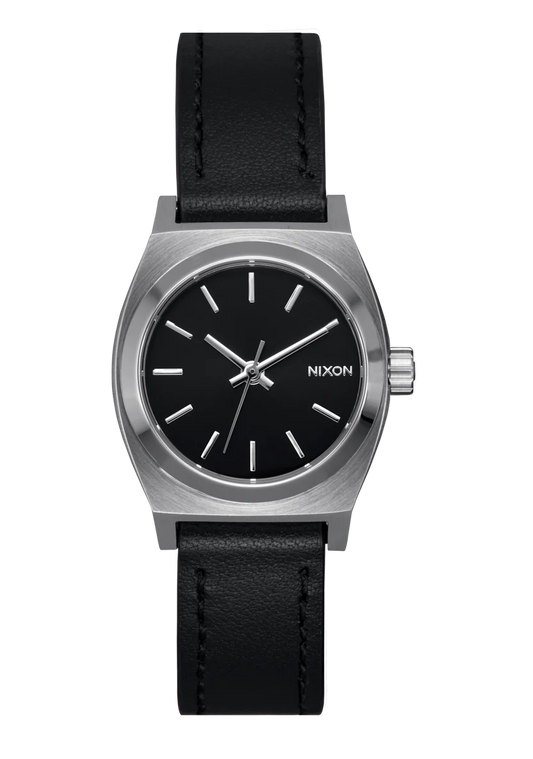 Nixon Small Time Teller Leather Watch