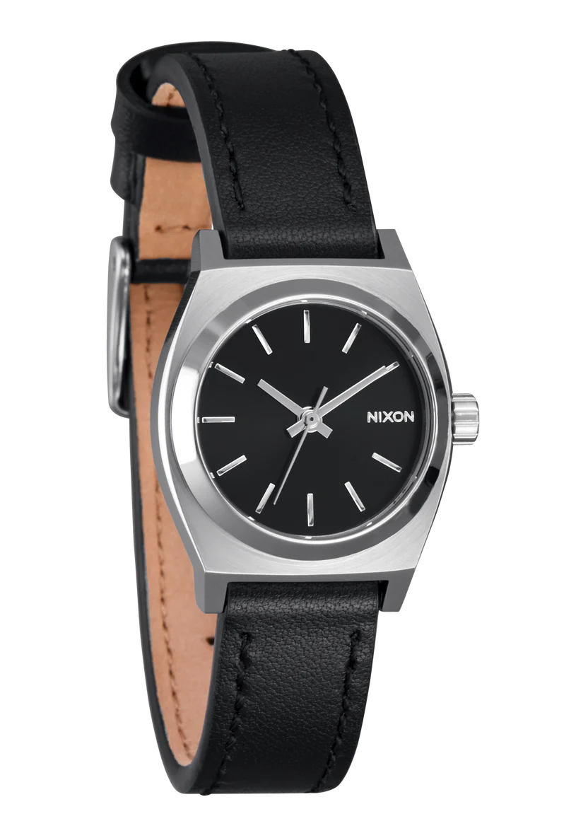 Nixon Small Time Teller Leather Watch